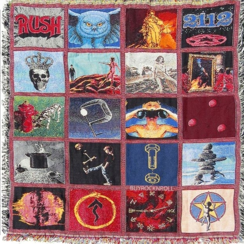 Rush Band Tapestry Blanket